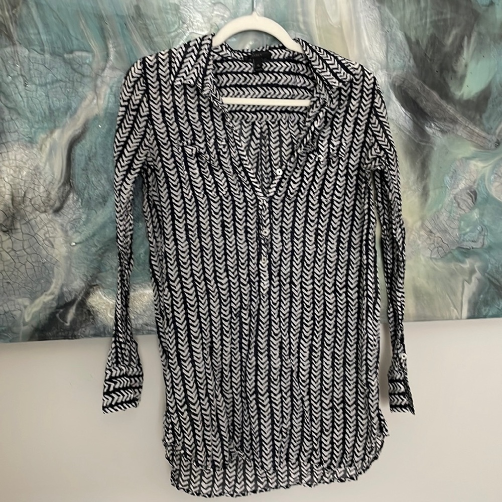 J Crew button up tunic.